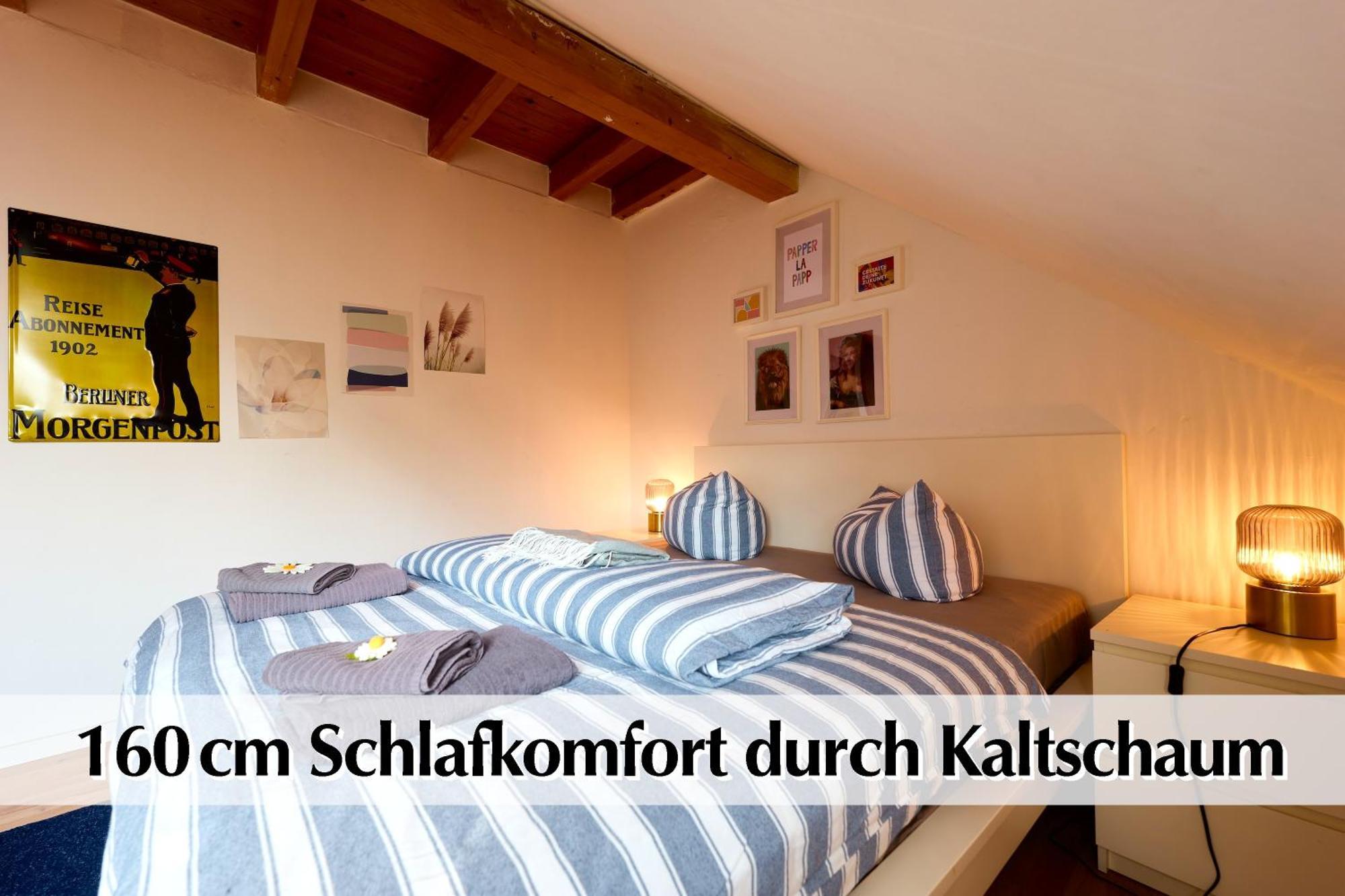 Helle 72Qm Maisonette Wohnung Im Herzen Erfurts Mit Kingsize Bett, Smart-Tv, Etc Exterior photo